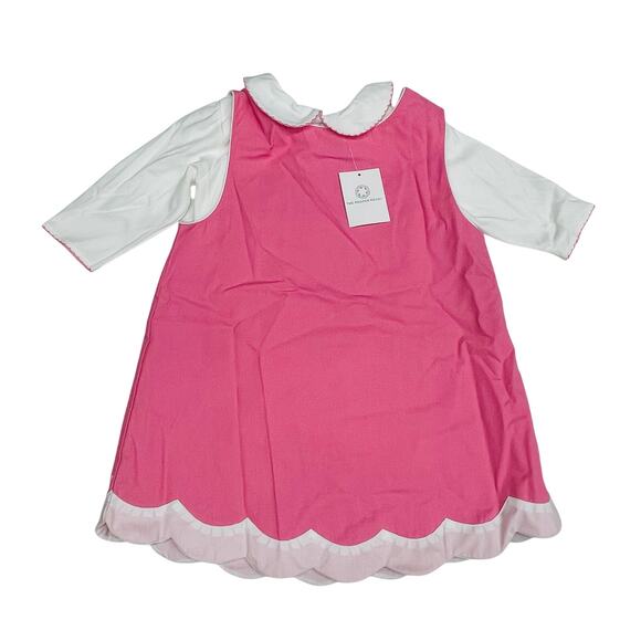 NWT TPP Size 4T Hazel Scallop Jumper in Pink - Picture 1 of 7